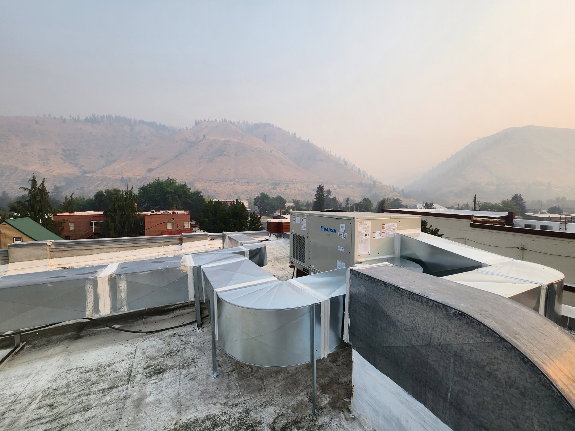 Daikin package unit + custom ductwork